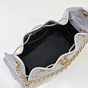 Channel silver bag 96123249 26x30x14cm - 6