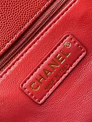 Channel red bag size 23cm - 4