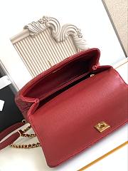 Channel red bag size 23cm - 5