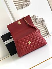 Channel red bag size 23cm - 3