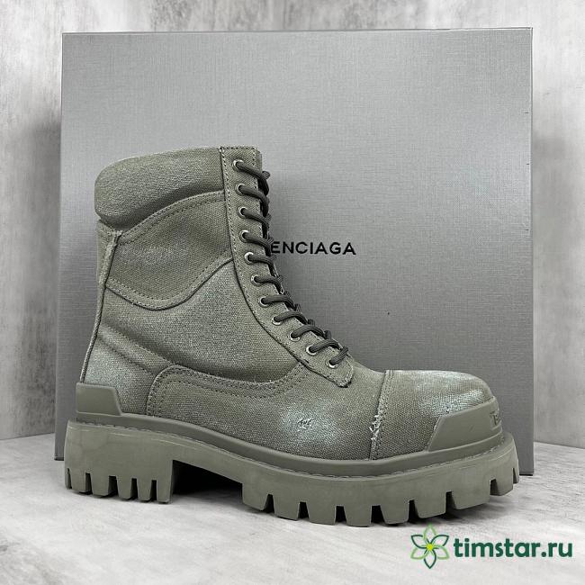 Balenciaga green boots - 1