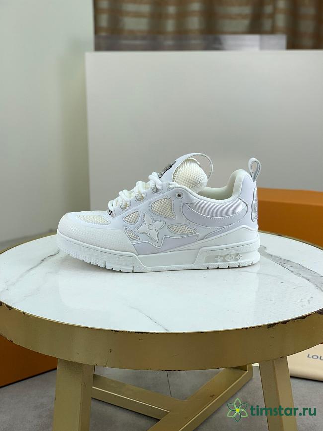 Louis Vuitton trainer white sneaker - 1