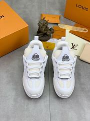 Louis Vuitton trainer white sneaker - 4
