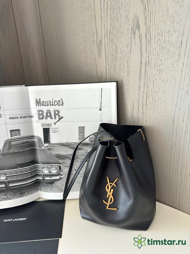 YSL black bag 16*19*6cm - 1