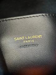 YSL black bag 16*19*6cm - 4