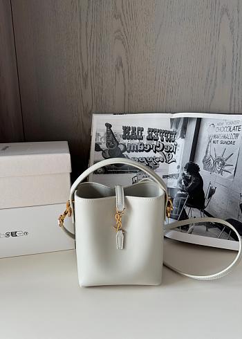 YSL white bag 