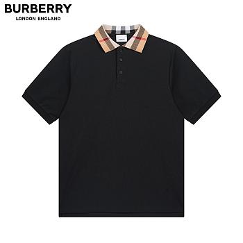 Burberry black polo shirt 