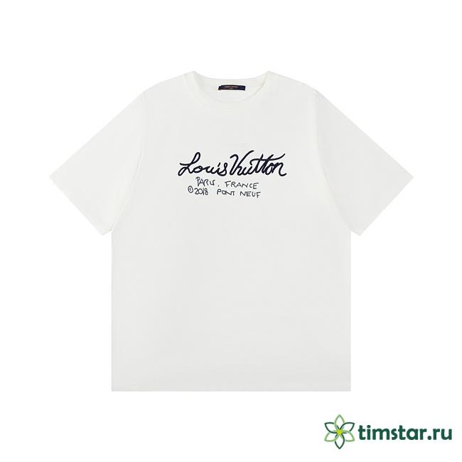 Louise Vuitton white t-shirt  - 1