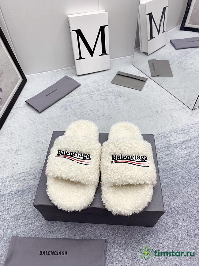 Balenciaga slides white - 1