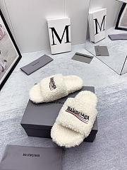 Balenciaga slides white - 4