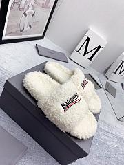 Balenciaga slides white - 3