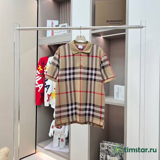 Burberry Khaki Polo shirt - 1