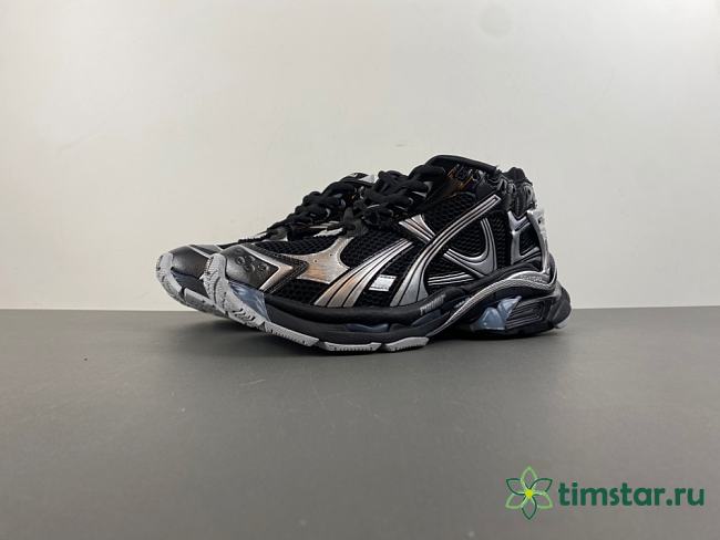 Balenciaga Runner Black Silver 772774 W3RNY 0322 - 1
