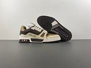 Louis Vuitton LV trainer Beige Coffee - 6