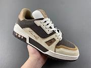Louis Vuitton LV trainer Beige Coffee - 3