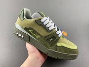 Louis Vuitton LV trainer green - 4
