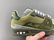 Louis Vuitton LV trainer green - 3