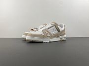 Louis Vuitton LV trainer White tea  - 1