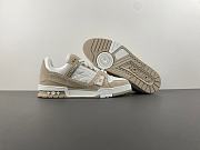 Louis Vuitton LV trainer White tea  - 5