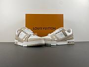 Louis Vuitton LV trainer White tea  - 4