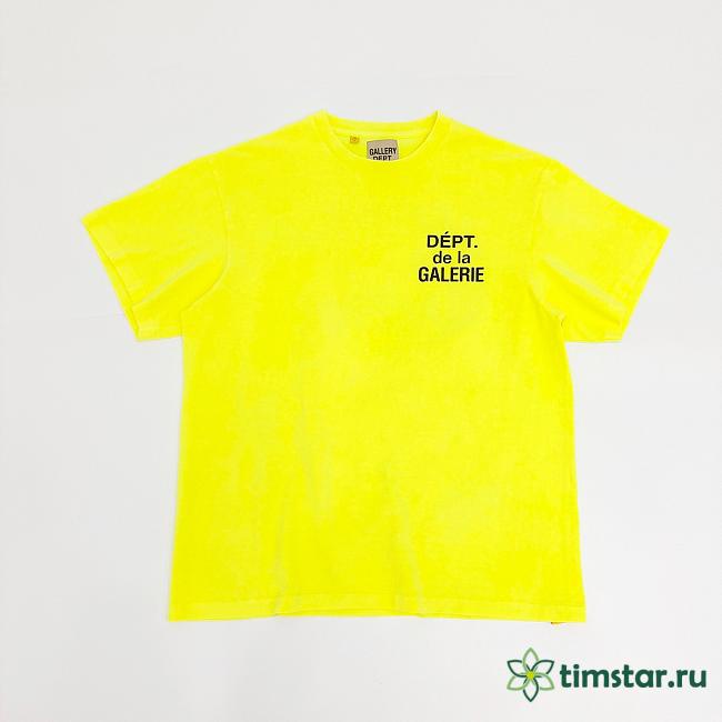 Gallery Dept Tee yellow shirt - 1