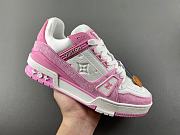 Louis Vuitton LV trainer pink - 3