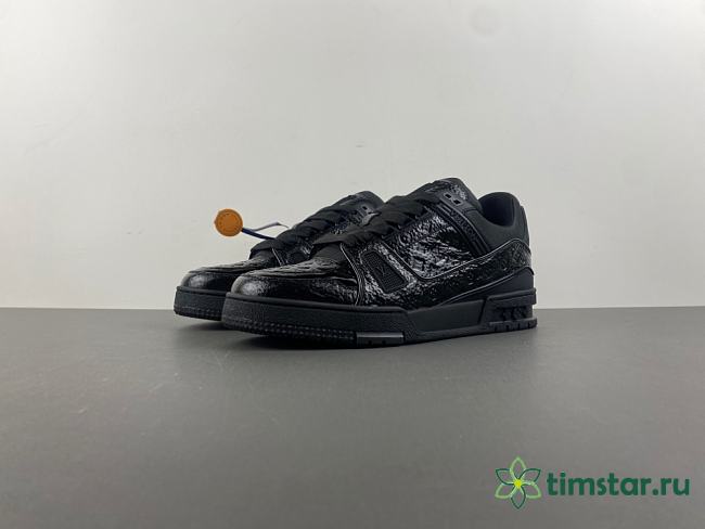 Louis Vuitton LV trainer black - 1