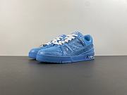 Louis Vuitton LV trainer blue sneaker - 1