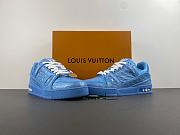 Louis Vuitton LV trainer blue sneaker - 2