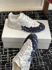 Maison Margiela Replica white and blue sneaker - 6