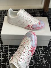 Maison Margiela Replica white and red sneaker - 5