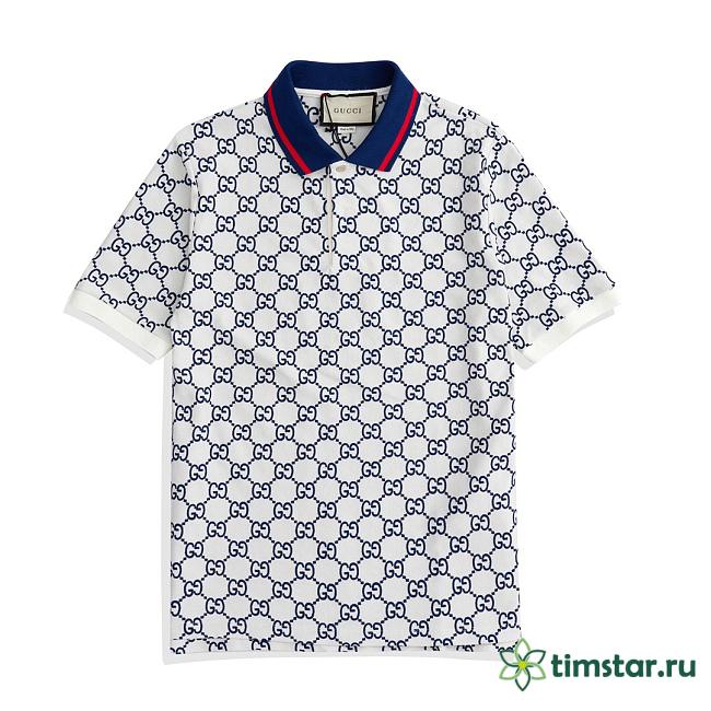 Gucci blue polo shirt - 1