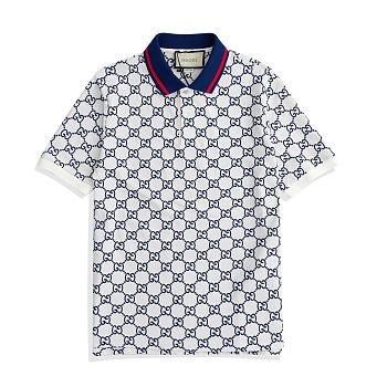 Gucci blue polo shirt