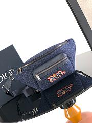 Dioor AND KAWS bumbag 1ESBO077OUP_H56342 blue - 1