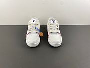 Louis Vuitton LV trainer white and pink - 6