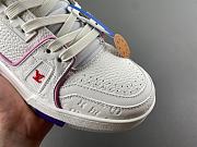 Louis Vuitton LV trainer white and pink - 2