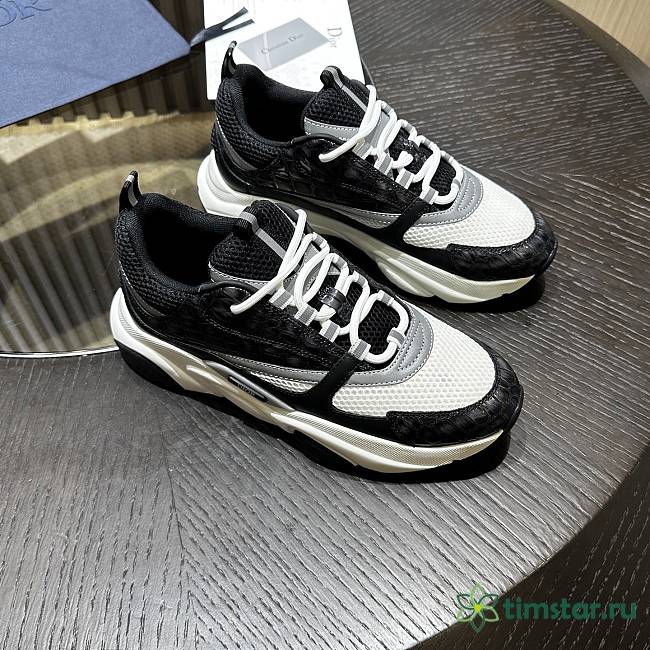 Dioorr B22 sneaker black white - 1