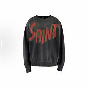 SAINT Mxxxxxx logo-print cotton sweatshirt - 1