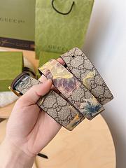 Gucci GG carnation print belt 677534 - 6