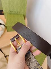 Gucci GG carnation print belt 677534 - 3
