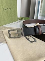 Gucci reversible belt with Square G buckle 626974 - 3