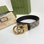 Gucci GG Marmont reversible belt 659416 brown leather - 6