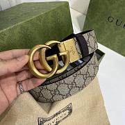 Gucci GG Marmont reversible belt 659416 brown leather - 3