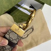 Gucci GG Marmont reversible belt 659416 brown leather - 2
