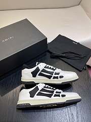 Amiri Skel Top Low White black - 1