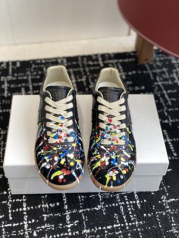 Maison Margiela Paint Replica German Army Trainer (GAT) Black S57WS0240P1892963