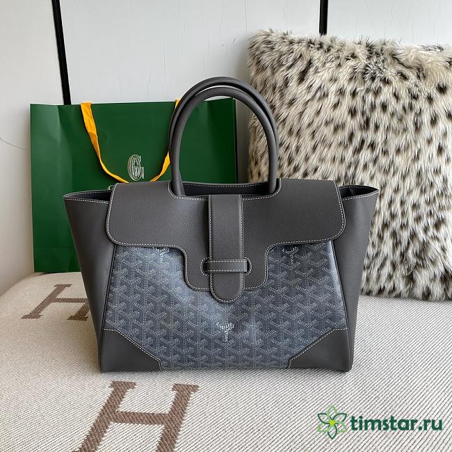 Goyard tote bag black 34*25*16CM - 1