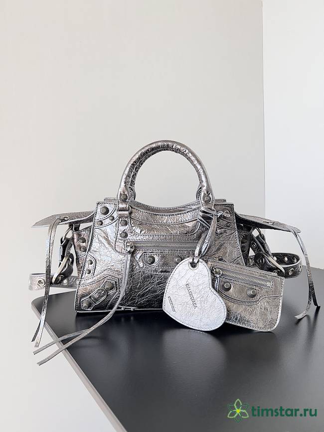 Balenciaga Neo cagole silver 26*13*18cm - 1