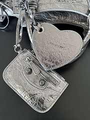 Balenciaga Neo cagole silver 26*13*18cm - 4