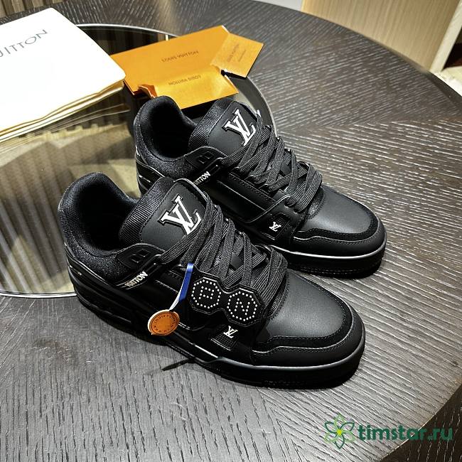 Louis Vuitton trainer black LV - 1